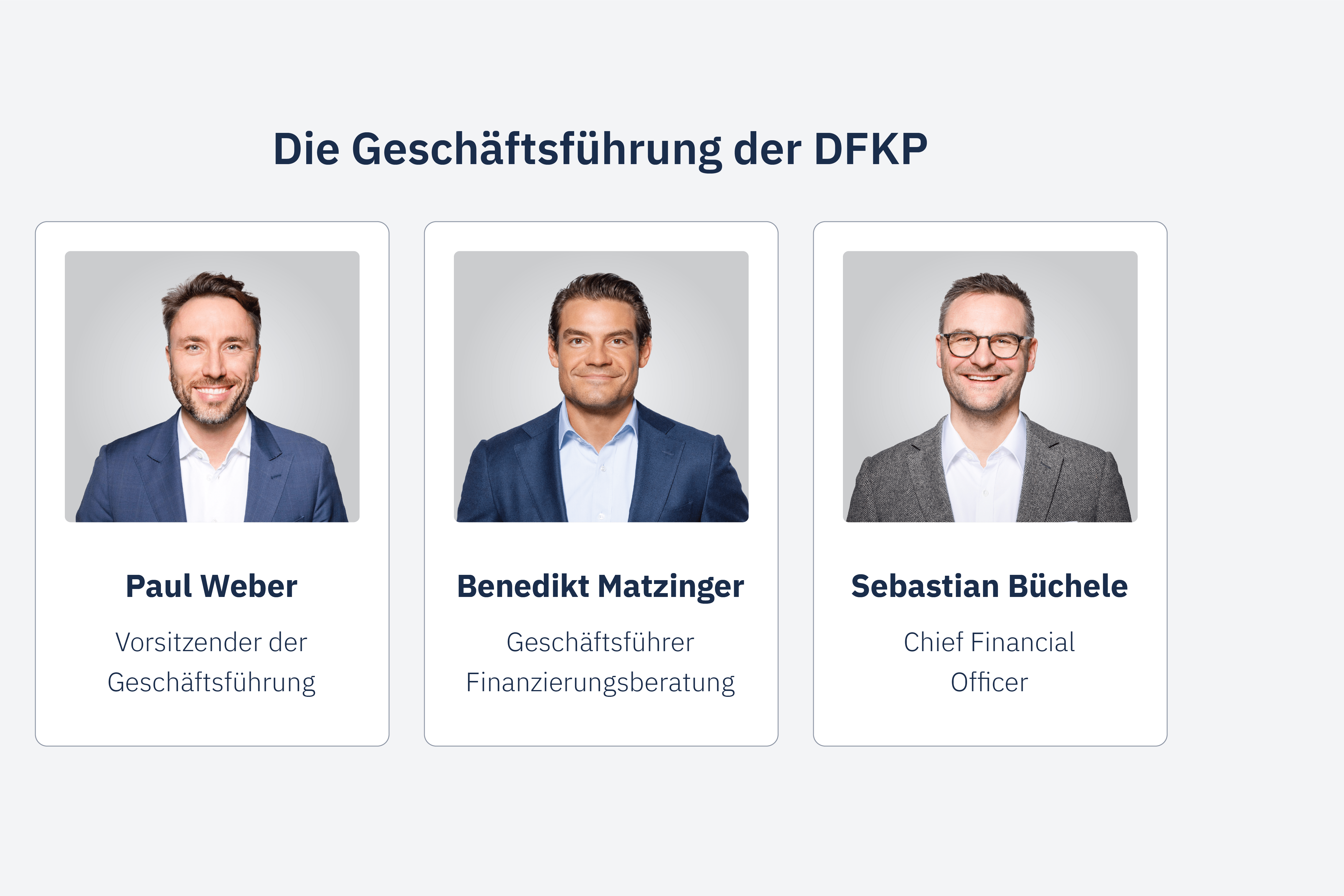 Die Geschäftsführung der DFKP