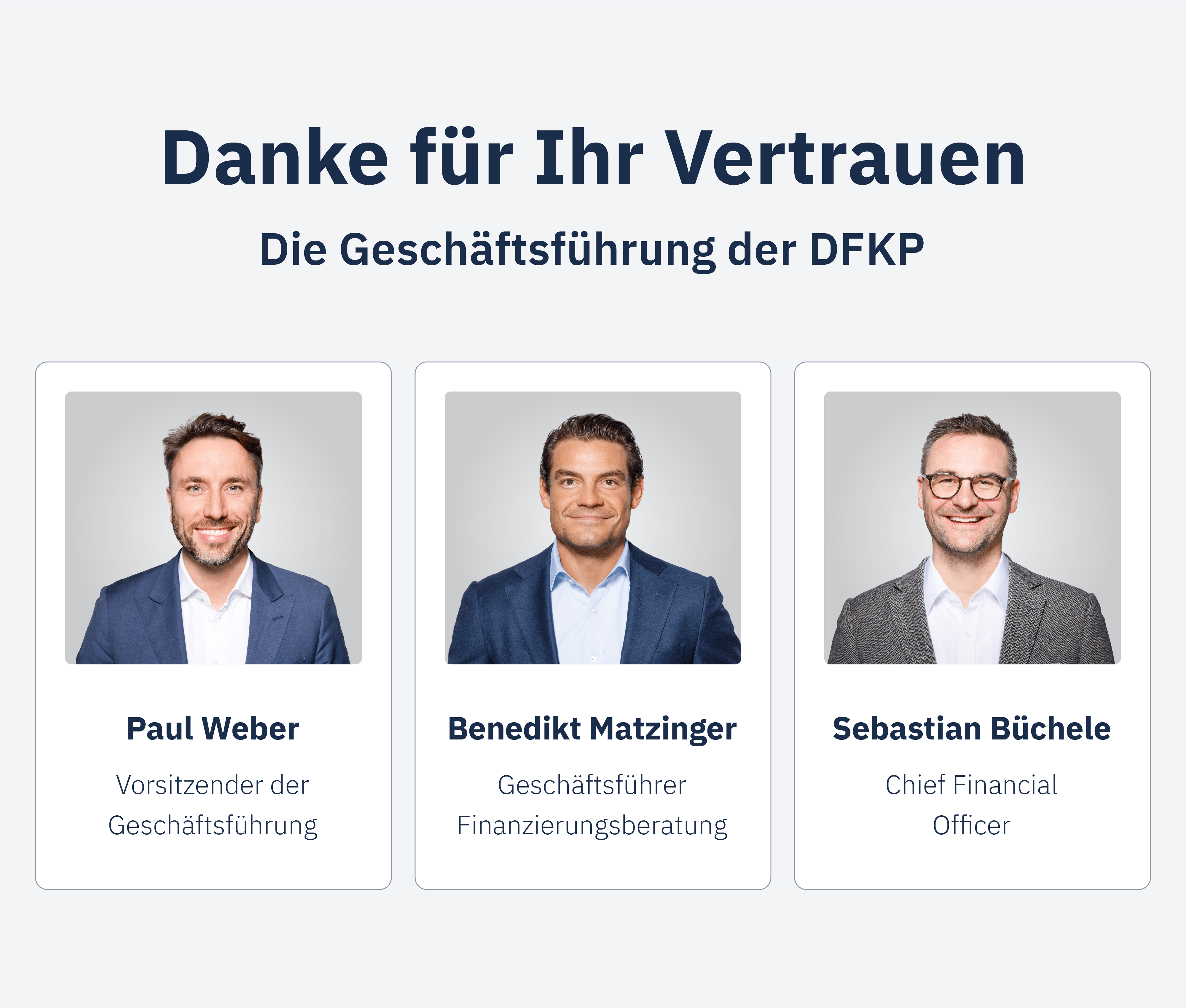 Die Geschäftsführung der DFKP